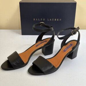 Ralph Lauren purple label heeled sandals Size 39.5